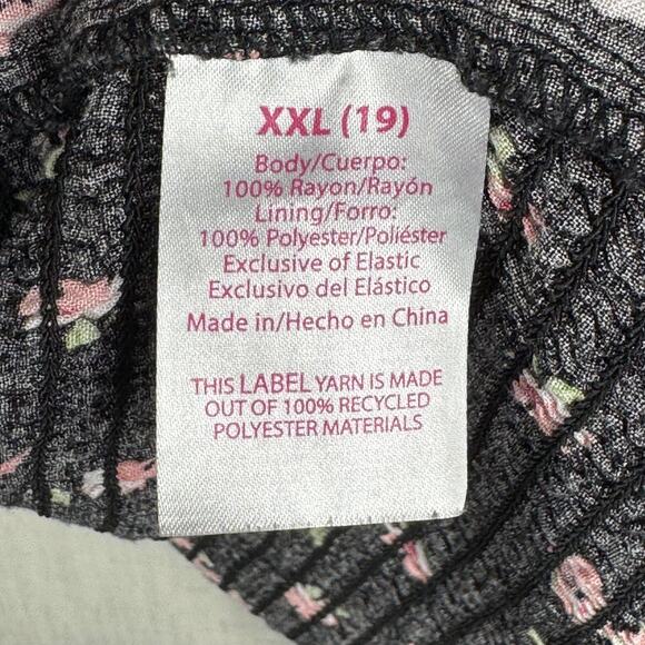 Floral Peasant Top Junior's XXL Puff Sleeve Whimsigoth Fairy Femme Grunge - Picture 7 of 8